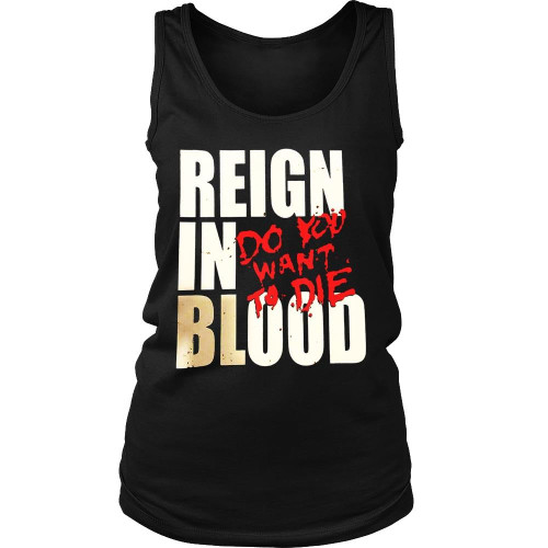 Slayer Reign In Blood Tour Reign In Blood Women's Tank Top