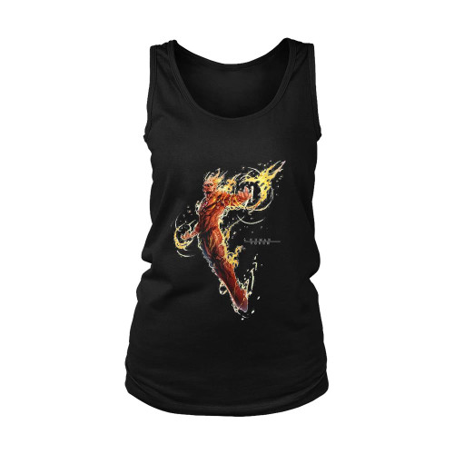Human Torch Women's Tank Top