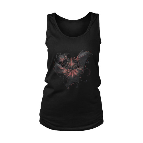 Robotic Dragon Black Women's Tank Top