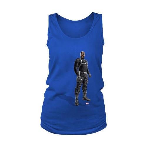 Nick Fury Marvel Avenger Women's Tank Top