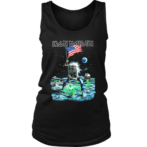 Iron Maiden Moonwalker Final Frontier Tour Women's Tank Top