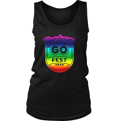 Pokemon Go Fest Chicago Emblem Logo Women's Tank Top