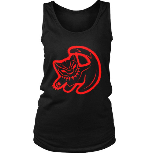 The Panther King Red Power Women's Tank Top