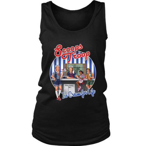 Stranger Things Scoops Troop Women's Tank Top