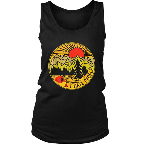 Love Camping I Hate People Women's Tank Top