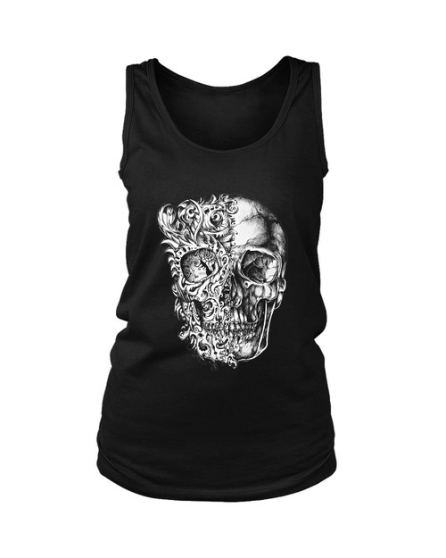 Cool Skull Art Women's Tank Top