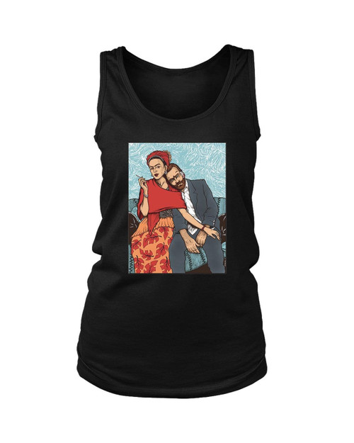 Frida Kahlo And Vincent Van Gogh Cool Ideal Women's Tank Top