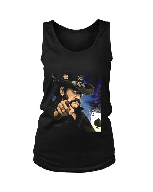Lemmy Kilmister Drawing Women's Tank Top