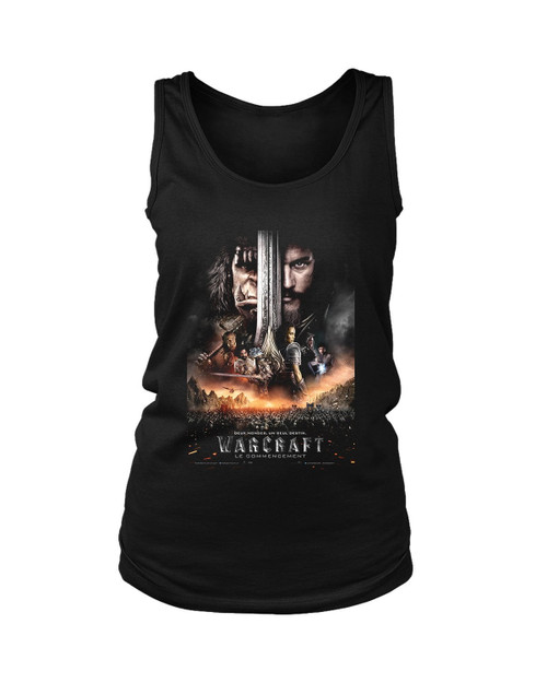 Deux Mondes Un Seul Destin Warcraft Le Commencement Women's Tank Top