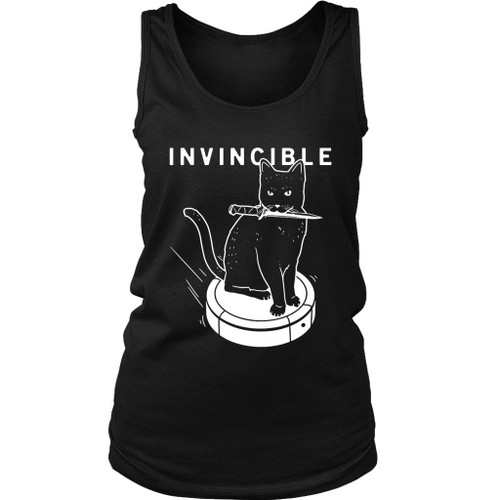 Invincible Cat Sword Women's Tank Top