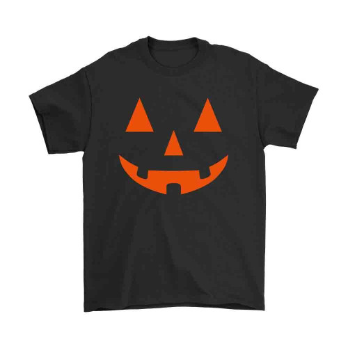 Pumpkin Face Halloween Man's T-Shirt Tee Pumpkin Face Halloween Man's T-Shirt Tee