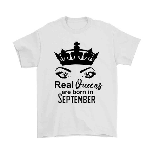 Real Queen Are Born In September Man's T-Shirt Tee