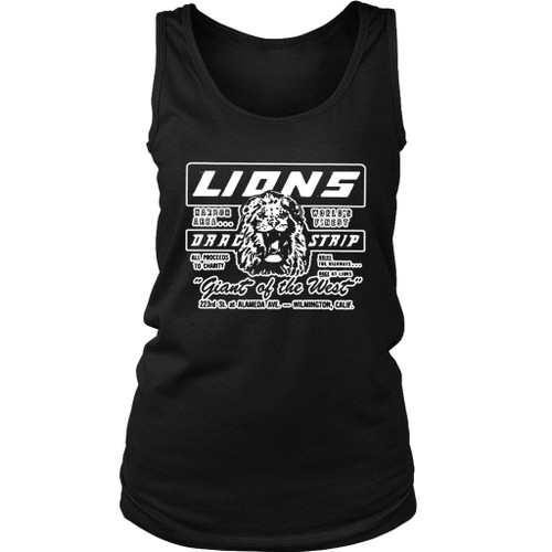 Cliff Booth Lions Drag Strip Inspired By Once Upon A Time In Hollywood Women's Tank Top