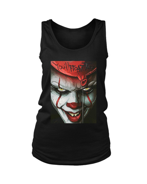 Youll Float Too It Clown Women's Tank Top