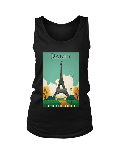 Paris La Ville Des Lumieres Women's Tank Top