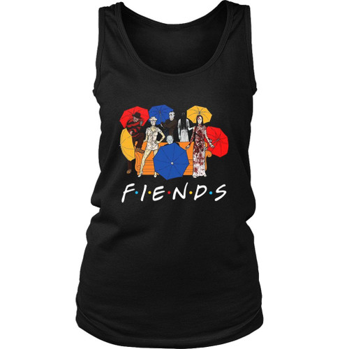 Umberella Horror Friends Halloween Women's Tank Top