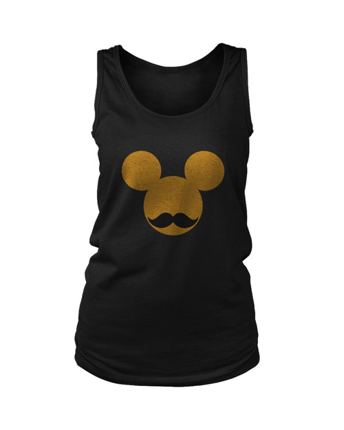 Mickey Mouse Mustache Women's Tank Top