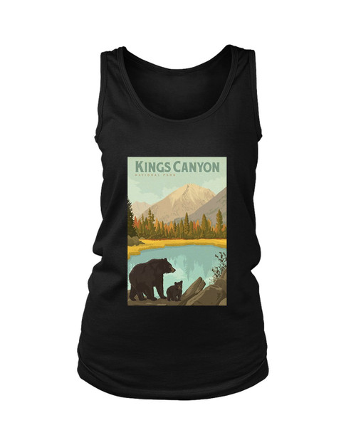 Kings Canyon National Park Bear Women's Tank Top