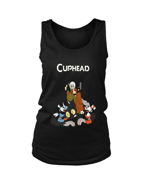 Cuphead Featuring Dante From Devil May Cry Women's Tank Top