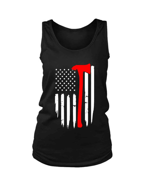 Firefighter Flag Women's Tank Top