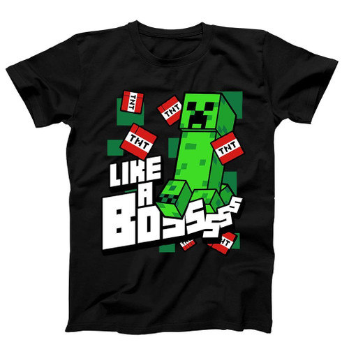 Minecraft Logo Man's T-Shirt Tee