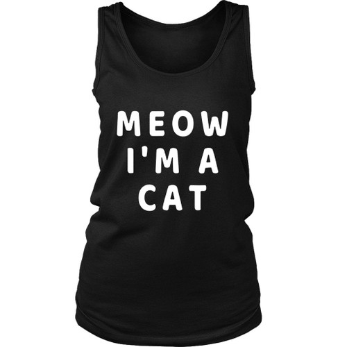 Meow Cat Halloween Costume Women's Tank Top