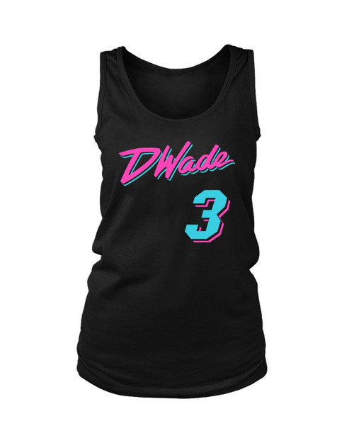 Black Miami D Wade Vice City Women's Tank Top