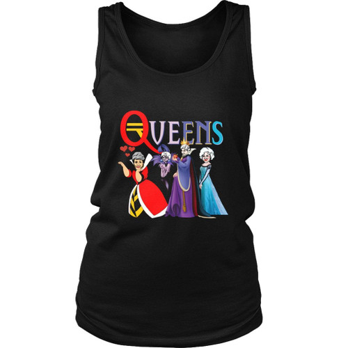 Golden Queens Golden Girls Parody Evil Queen Red Queen Elsa Women's Tank Top