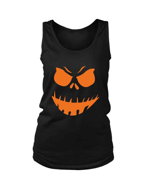 Scary Pumpkin Halloween Women's Tank Top