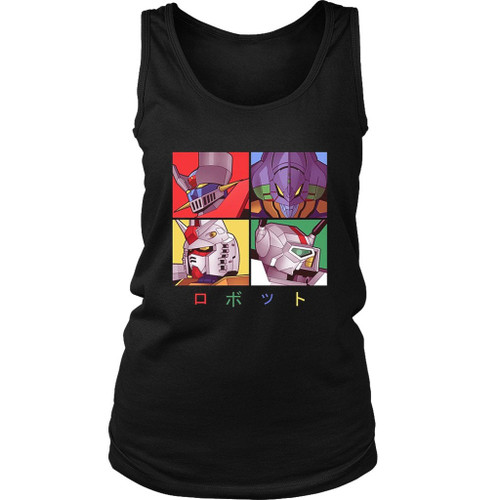 Anime Robot Gundam Hero Mechaz Women's Tank Top