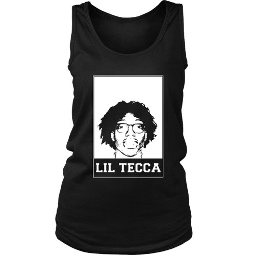 Lil Tecca Bw Sketch Women's Tank Top