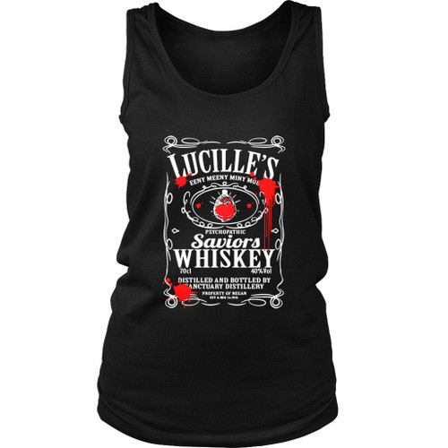 Lucille Whiskey Property Of Neganthe Walking Dead Women's Tank Top