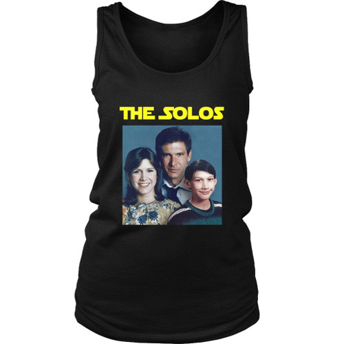 The Solos Family Portrait Han Solo Princess Leia Women's Tank Top