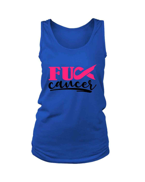 Fuck Cancer Logo Women's Tank Top