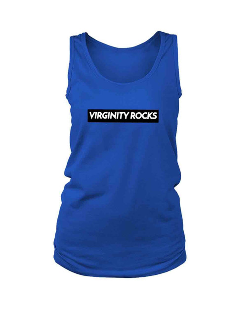 Virginity Rocks Logos Women's Tank Top