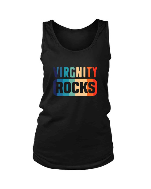 Virginity Rocks Rainbow Women's Tank Top