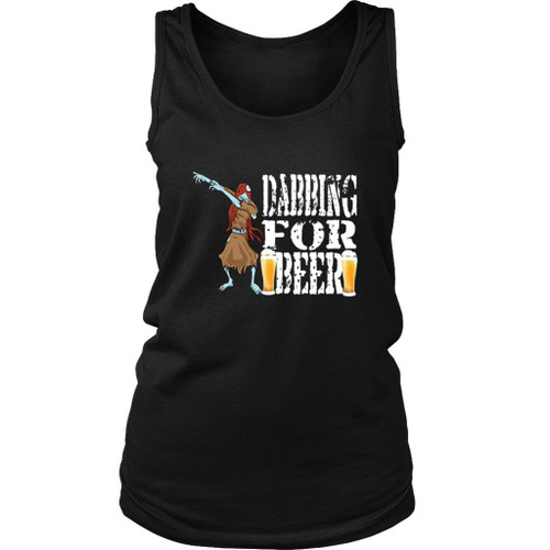 Halloween Dancing Zombie Dabbing For Beer Women's Tank Top