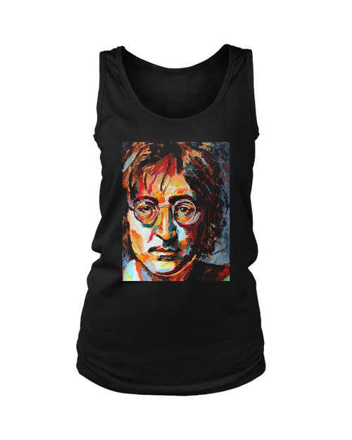 John Lennon Water Print Women's Tank Top John Lennon Water Print Women's Tank Top