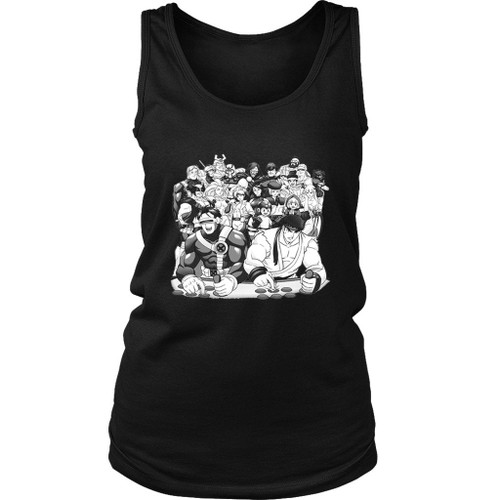 Fun With Old Friends Marvel Vs Capcom Women's Tank Top