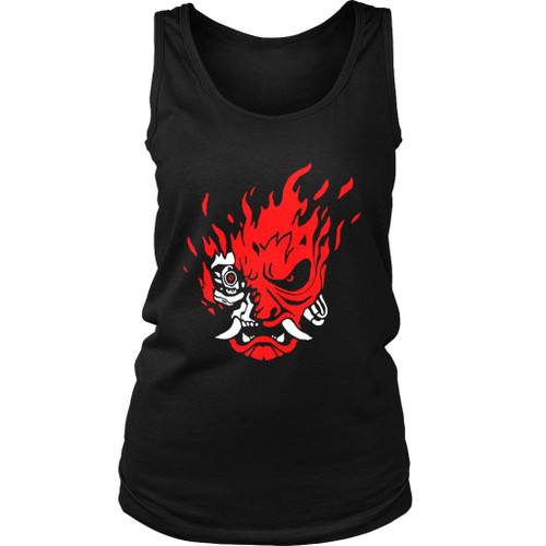 Cyberpunk 2077 Skull Cyber Samurai Women's Tank Top