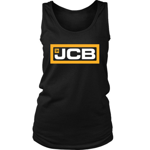 Jcb Logo Bulldozer Digger Dump Truck Enthusiast Women's Tank Top