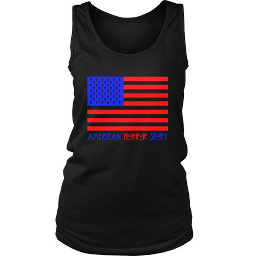 Ahs 1984 American Horror Story Usa Flag Women's Tank Top