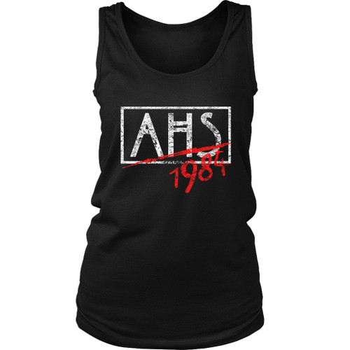 Ahs 1984 Logo American Horror Story Logo Grunge Women's Tank Top