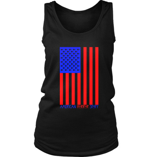 American Horror Story Usa Flag V2 Ahs 1984 Women's Tank Top