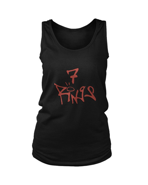 7 Rings Ariana Grande Women's Tank Top