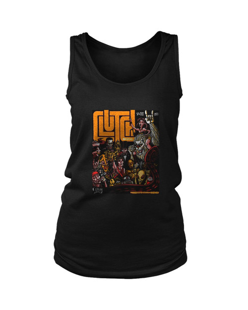 Clutch Concert Tour Rock Band Logo Women's Tank Top