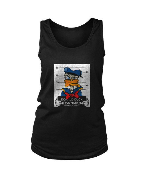 Disney Donald Duck Mugshot Women's Tank Top