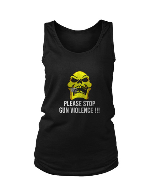Gun Violence Skeleton Stop Women's Tank Top