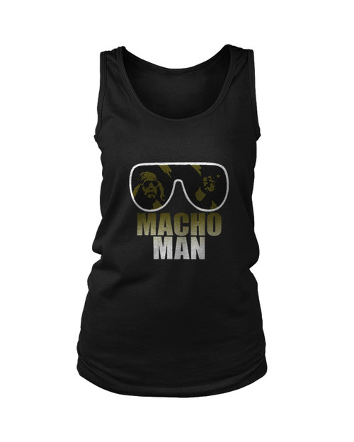 Macho Man Randy Savage Sunglasses Logo Women's Tank Top