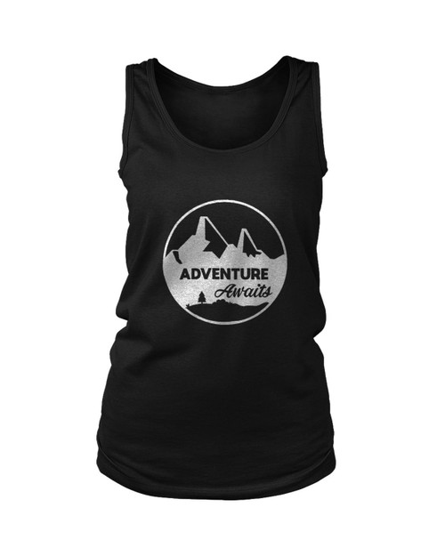 Adventure Awaits Mountains Women's Tank Top